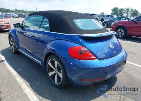 2013 Volkswagen Beetle 2.0T из США, поврежденный, VIN 3VW7T7AT8DM823072